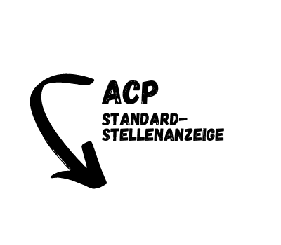 ACP Standard-Stellenanzeige